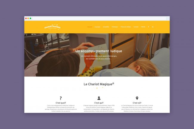 Chariot Magique’s website