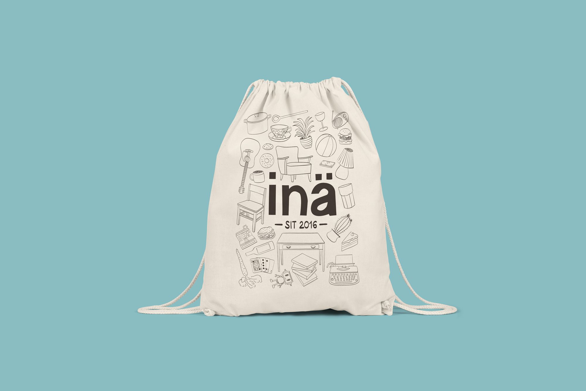 Inä’s drawstring backpack